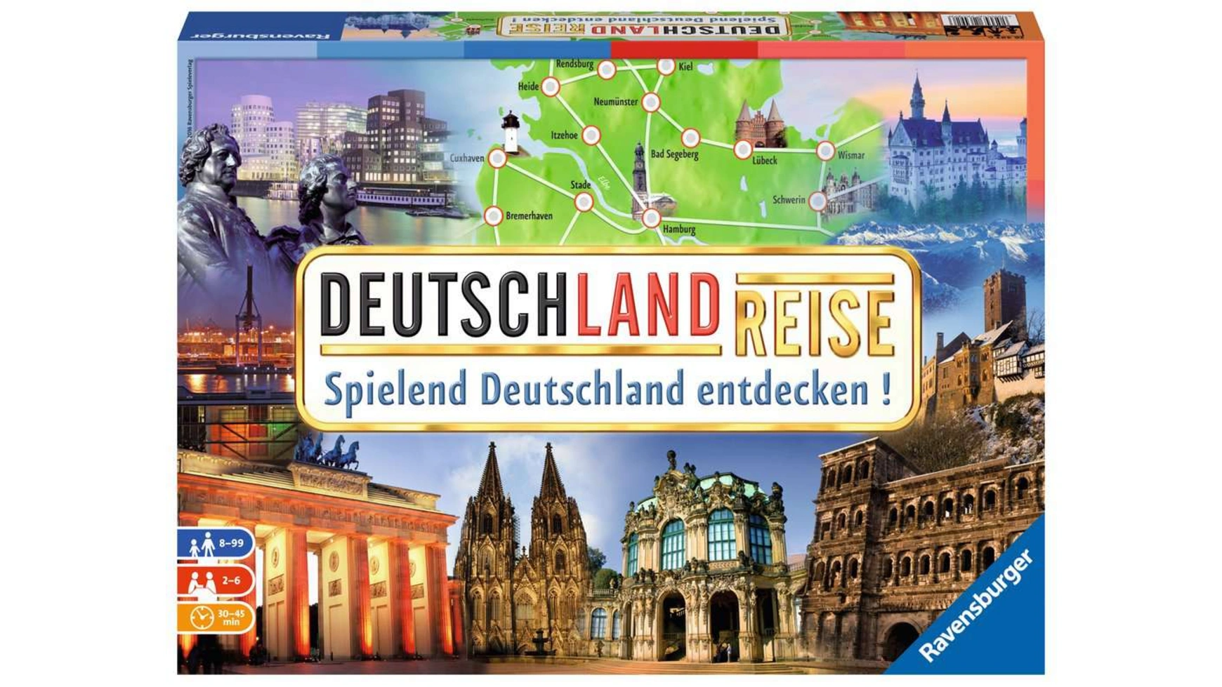 Ravensburger Spiele классическое семейное путешествие по Германии для детей от 8 лет и старше настольная игра путешествие по россии