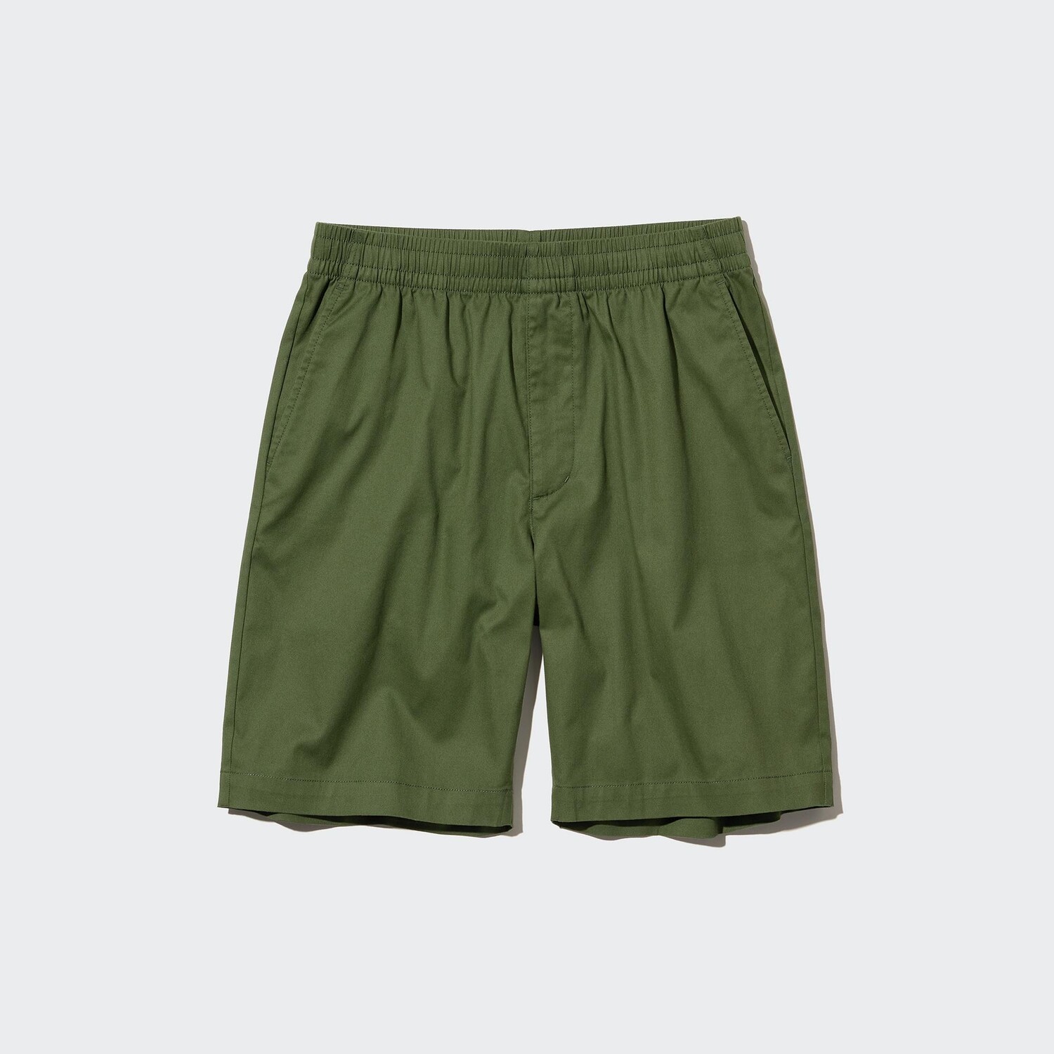 

Шорты-бермуды Uniqlo Relax Elastic Dry, оливковый