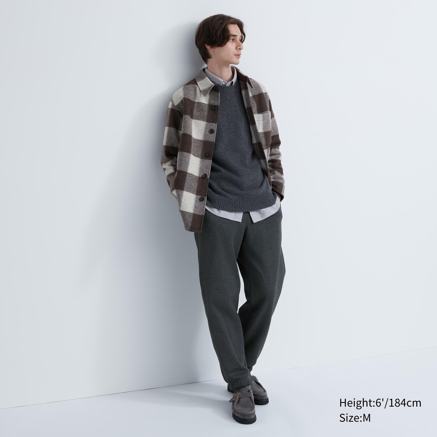 

Джоггеры HEATTECH на ворсовой подкладке Uniqlo, темно-серый