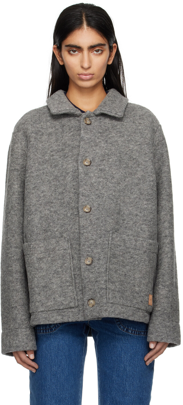 

Серая куртка Thais A.P.C., цвет Heathered grey