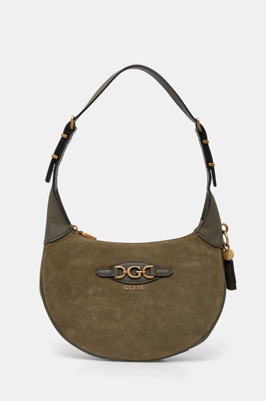 

Замшевая сумка Guess MALVA, зеленый