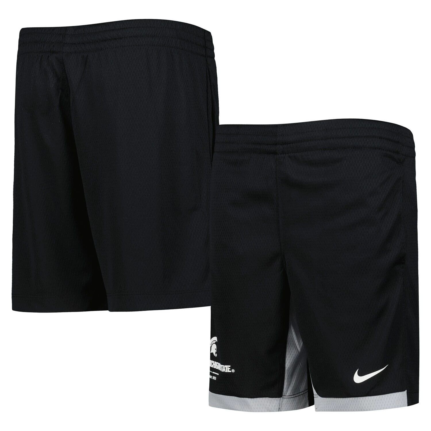 

Черные молодежные шорты Nike Michigan State Spartans Trophy Performance Nike