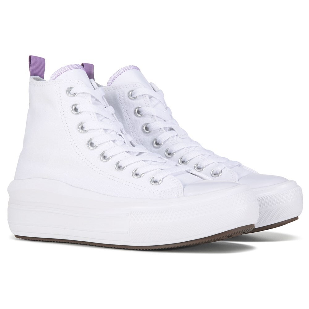 

Детские высокие кеды Chuck Taylor All Star Move Big Kid Converse, белый
