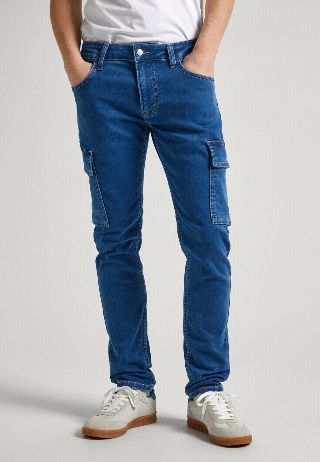 

Прямые джинсы Pepe Jeans, синий деним