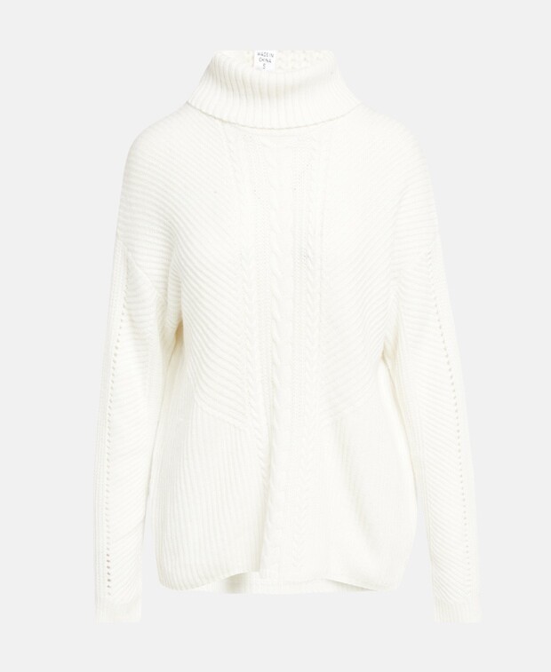 

Пуловер с высоким воротником Guess, цвет Wool White