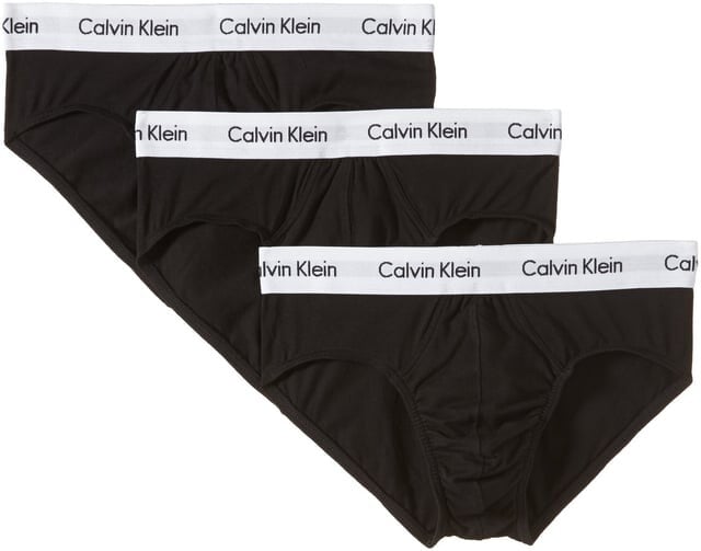 

Мужские трусы (3 пары) Calvin Klein, черный