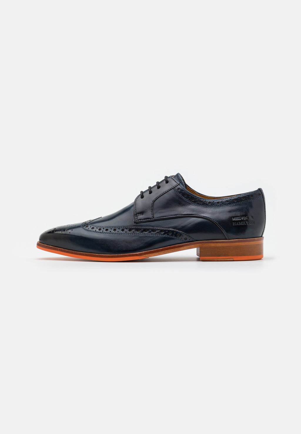 Элегантные туфли на шнуровке Lewis 3 Melvin & Hamilton, цвет marine/tan/orange