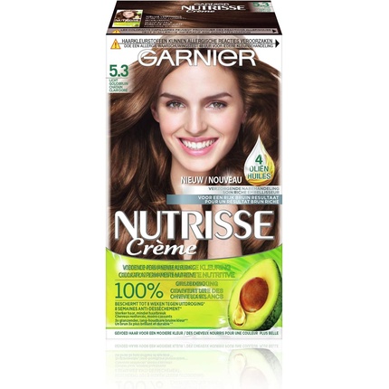 

Краска для волос Nutrisse Creme 53 Светло-золотисто-русая, Garnier