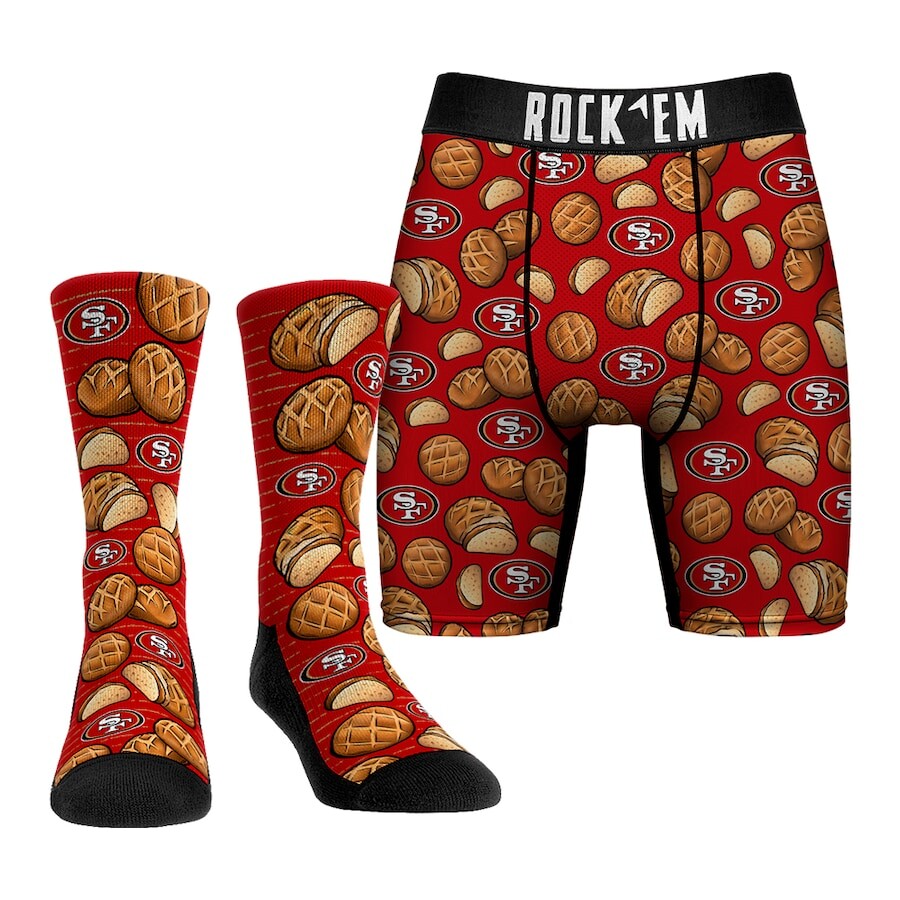

Носки Rock Em Socks San Francisco 49Ers