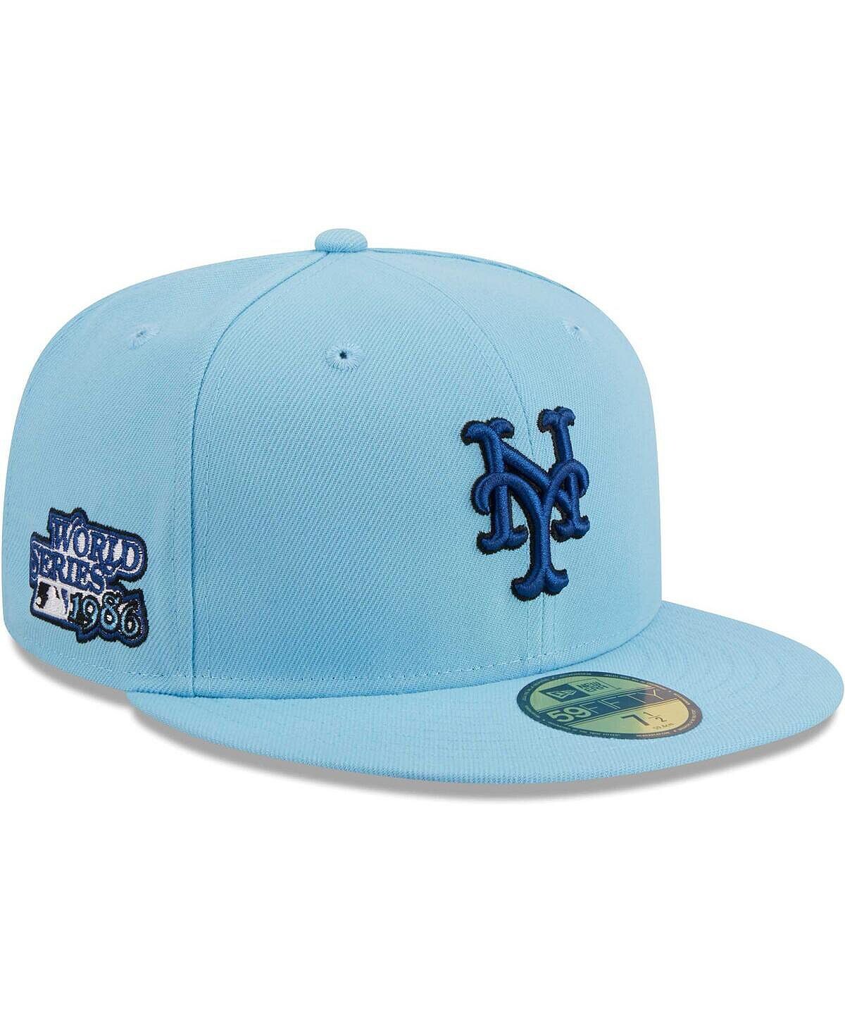 

Мужская голубая приталенная шляпа New York Mets 59FIFTY New Era