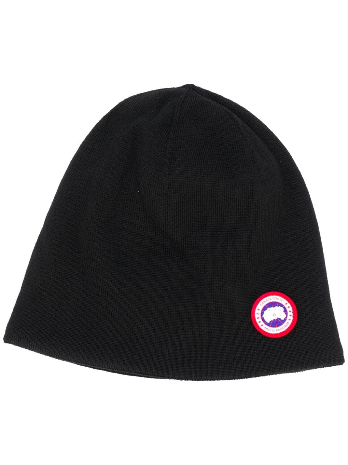 

Canada Goose шапка бини с нашивкой-логотипом, черный