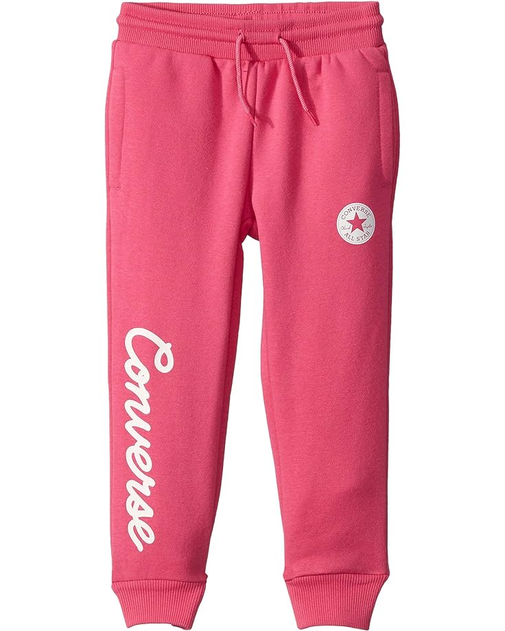 

Брюки Converse Fleece Script Logo Joggers, цвет Mod Pink