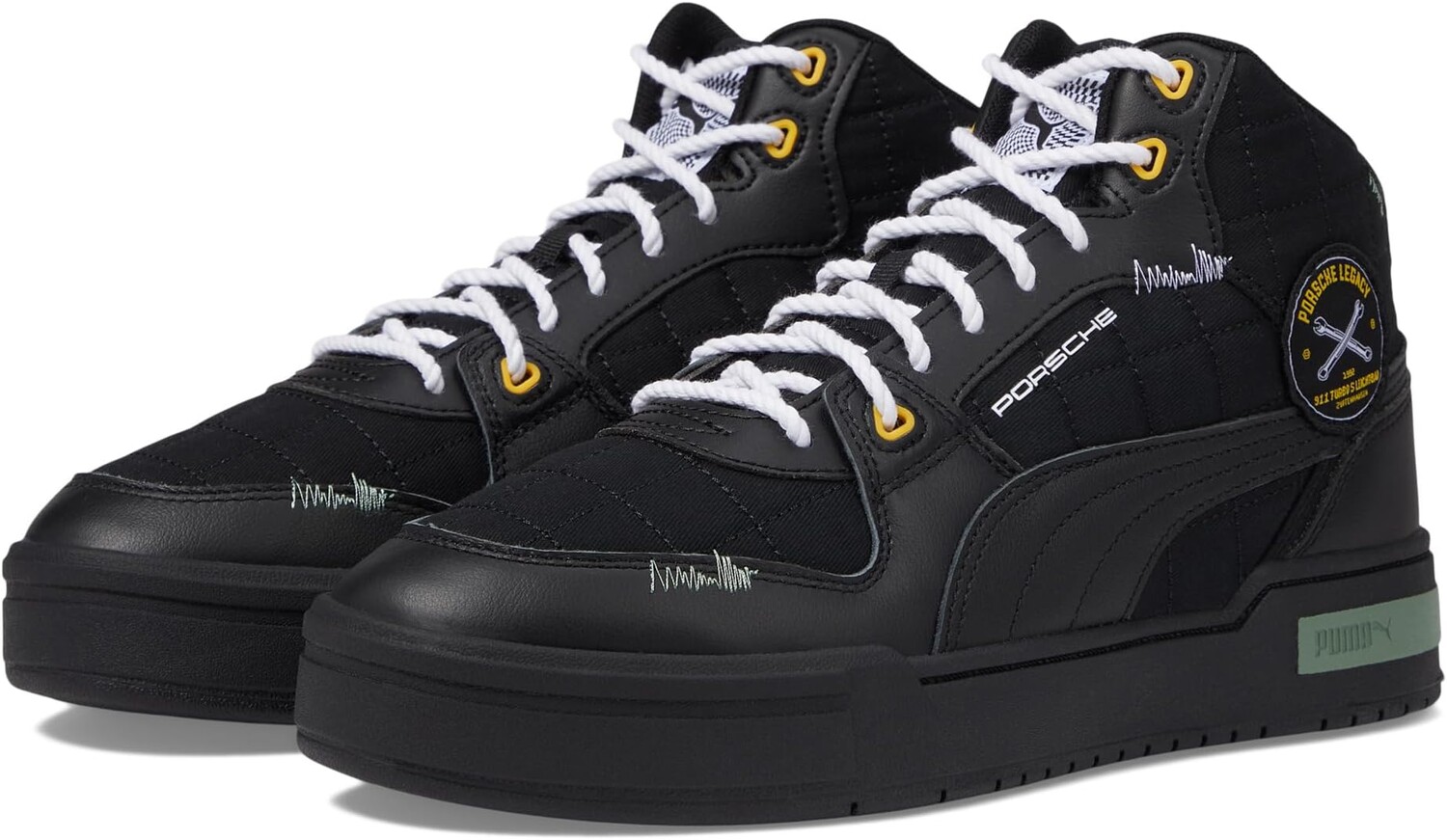

Кроссовки Porsche Legacy California Pro Mid Garage Crew PUMA, цвет Puma Black/Puma Black