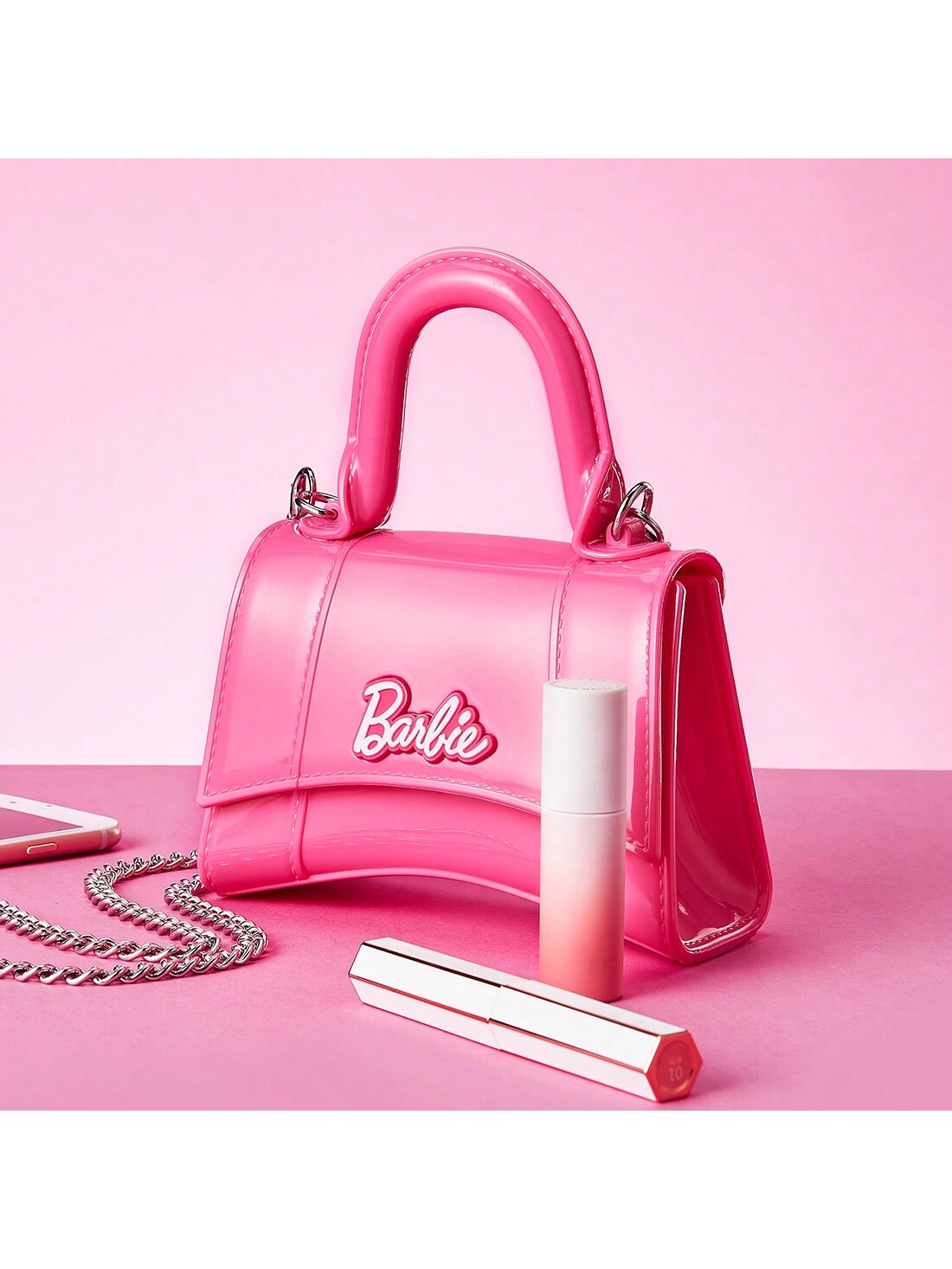 Набор желе Miniso Barbie Series «Любовь и песочные часы», красная роза