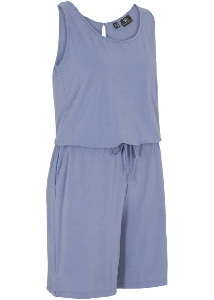 

Короткий комбинезон с вискозой Bpc Bonprix Collection, синий