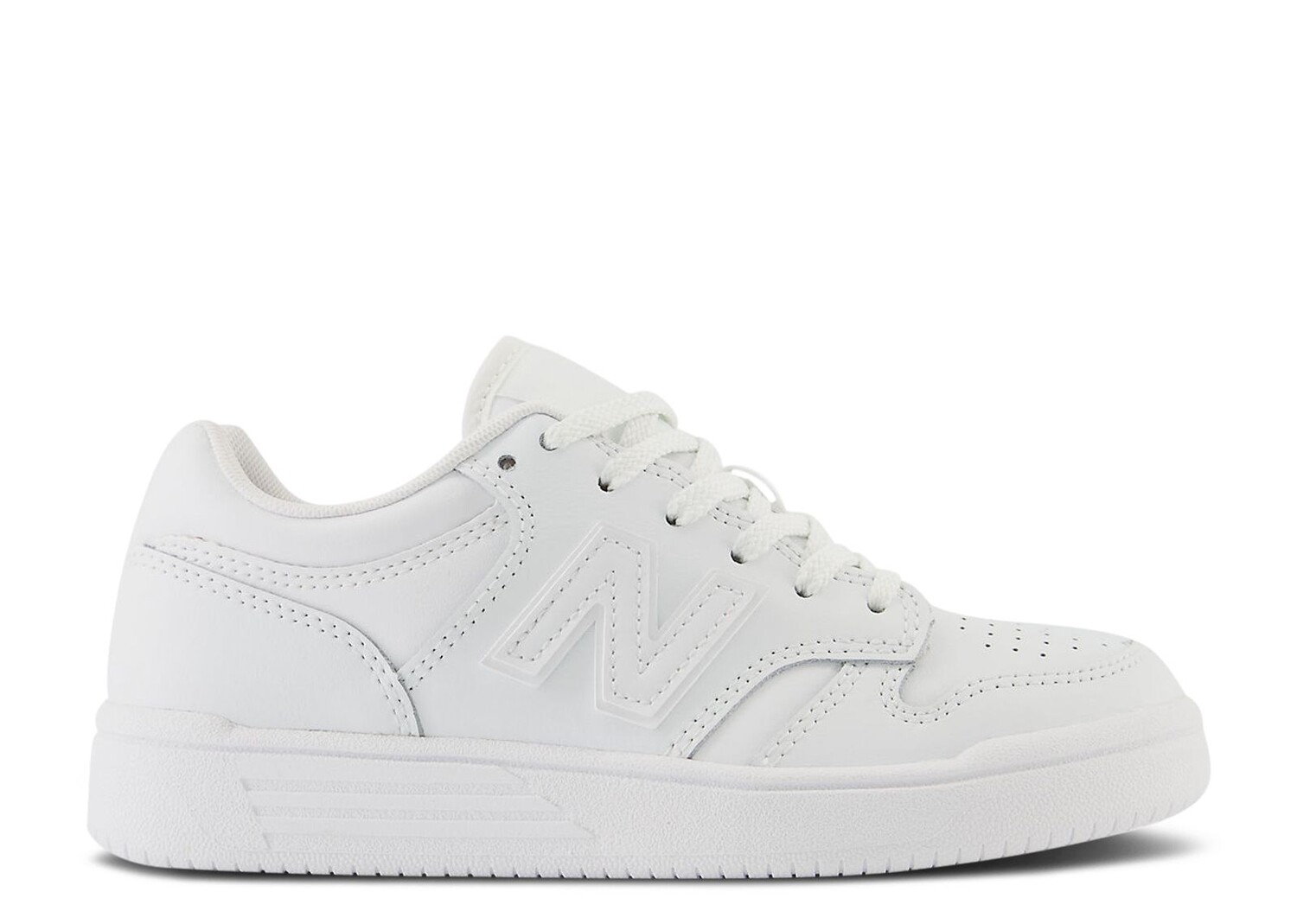 

Кроссовки New Balance 480 Little Kid Wide 'Triple White', белый
