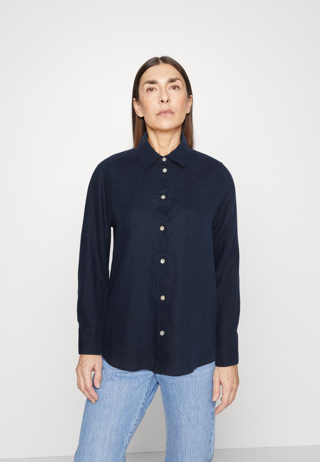 

Рубашка Marks & Spencer, темно-синий