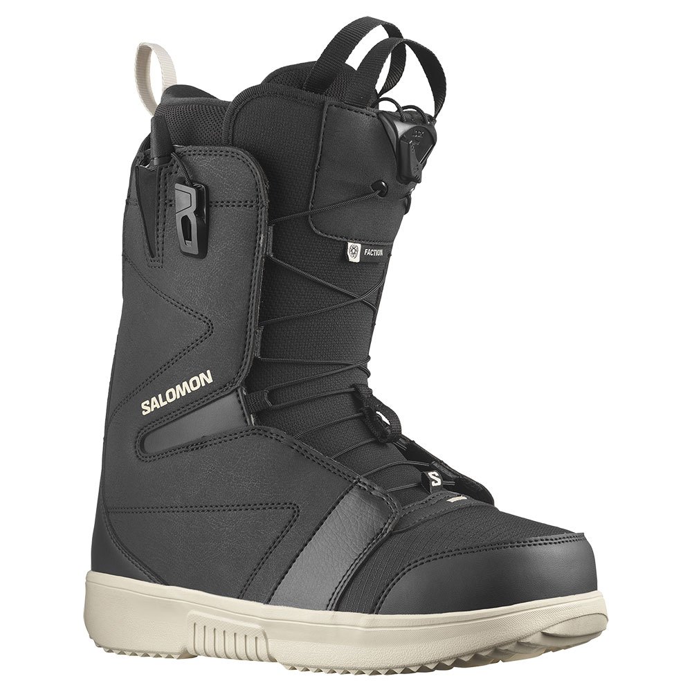 Ботинки для сноубординга Salomon Faction, черный ботинки для сноубординга salomon faction boa серый