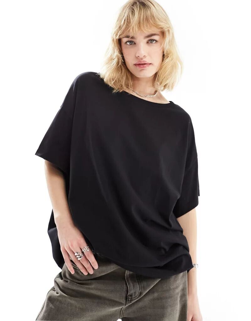 

Черная футболка с напуском AllSaints Lydia