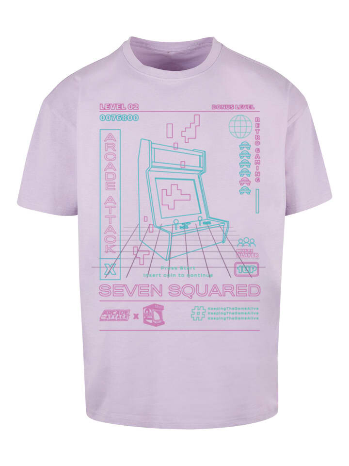 

Футболка F4NT4STIC Arcade attack Retro Gaming SEVENSQUARED, цвет lilac