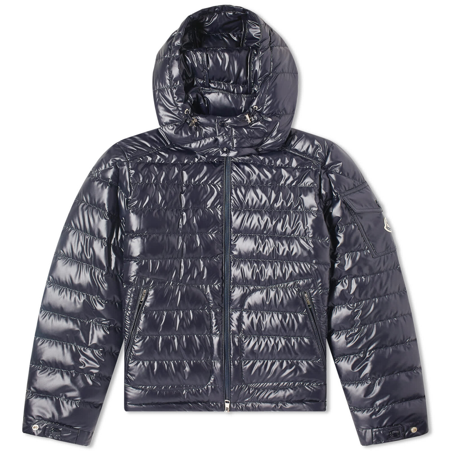 Куртка Moncler Lauros Hooded Light Down, темно-синий