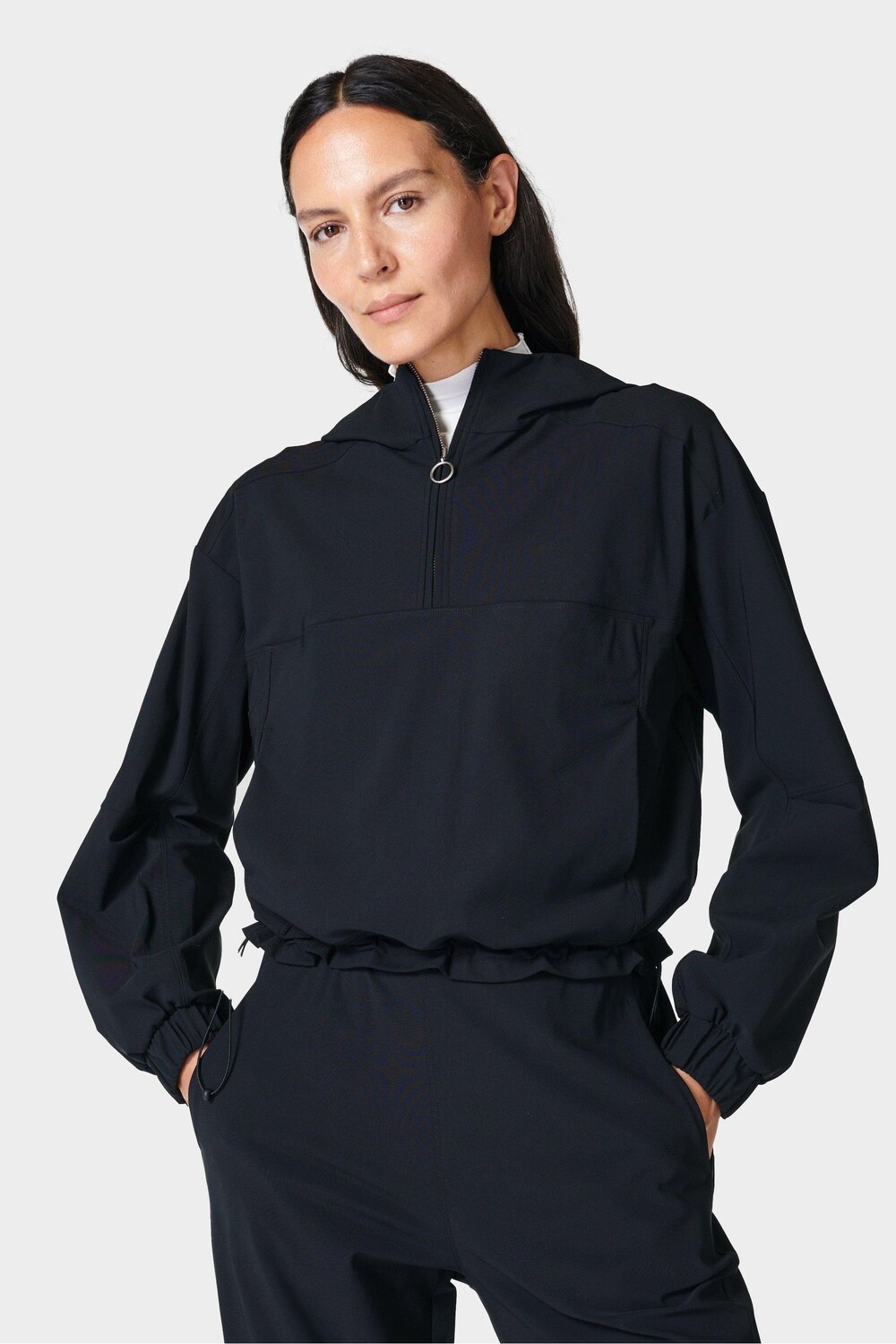 

Зимняя толстовка с капюшоном Explorer Sweaty Betty, черный