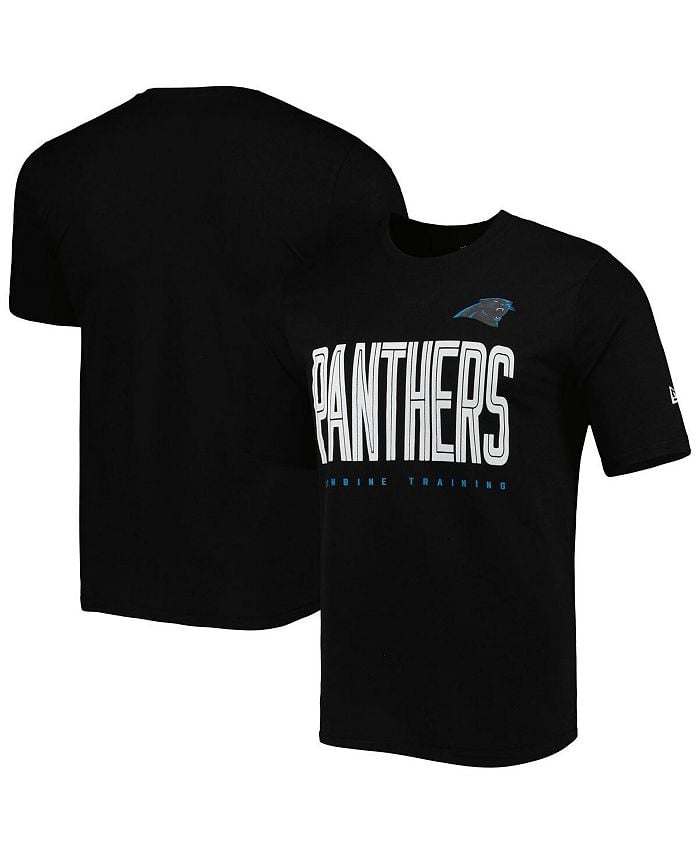 

Мужская черная футболка Carolina Panthers Joint Authentic Training Huddle Up New Era, черный