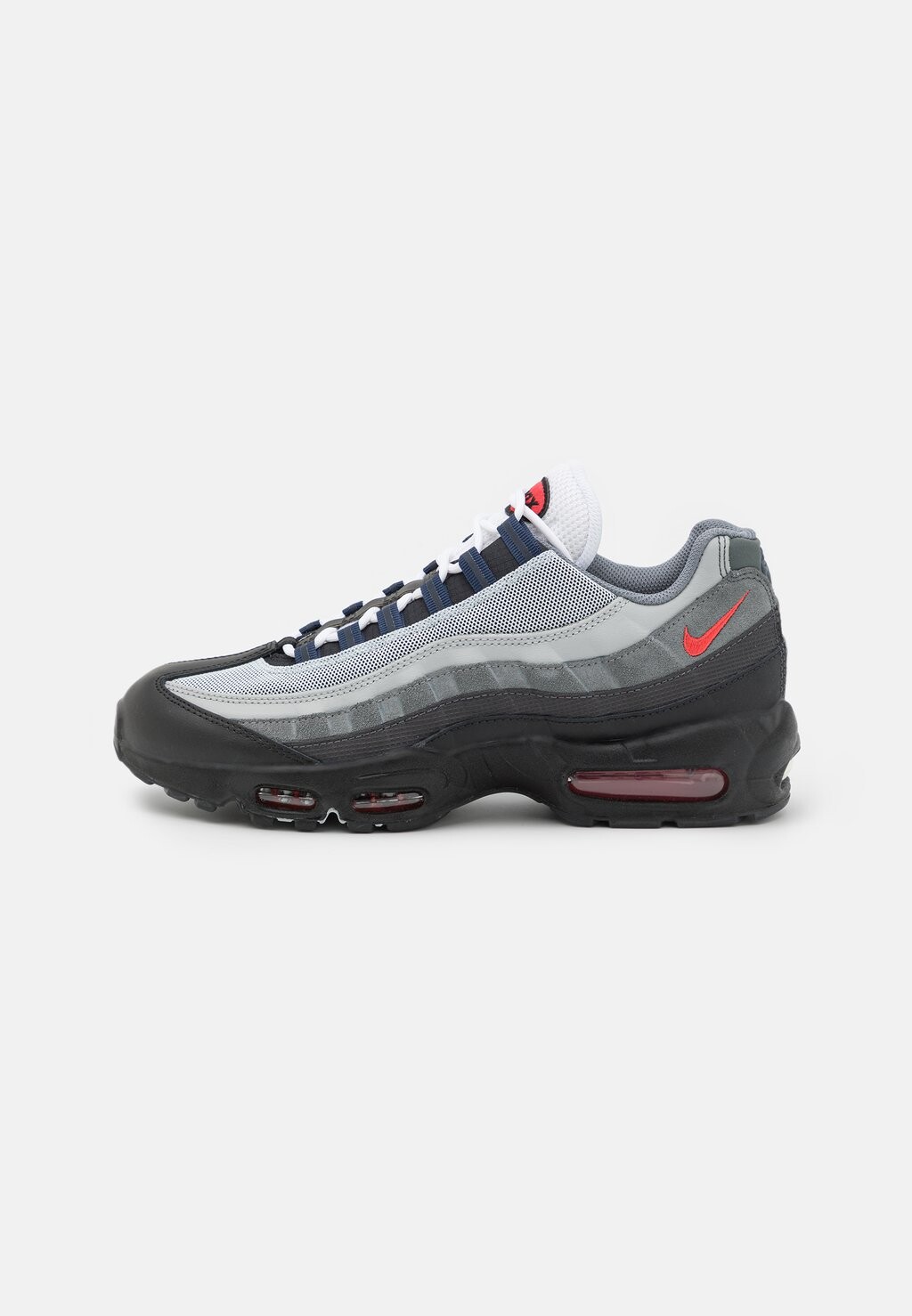 

Низкие кроссовки AIR MAX 95 ESSENTIAL Nike, черный/трек красный/антрацит