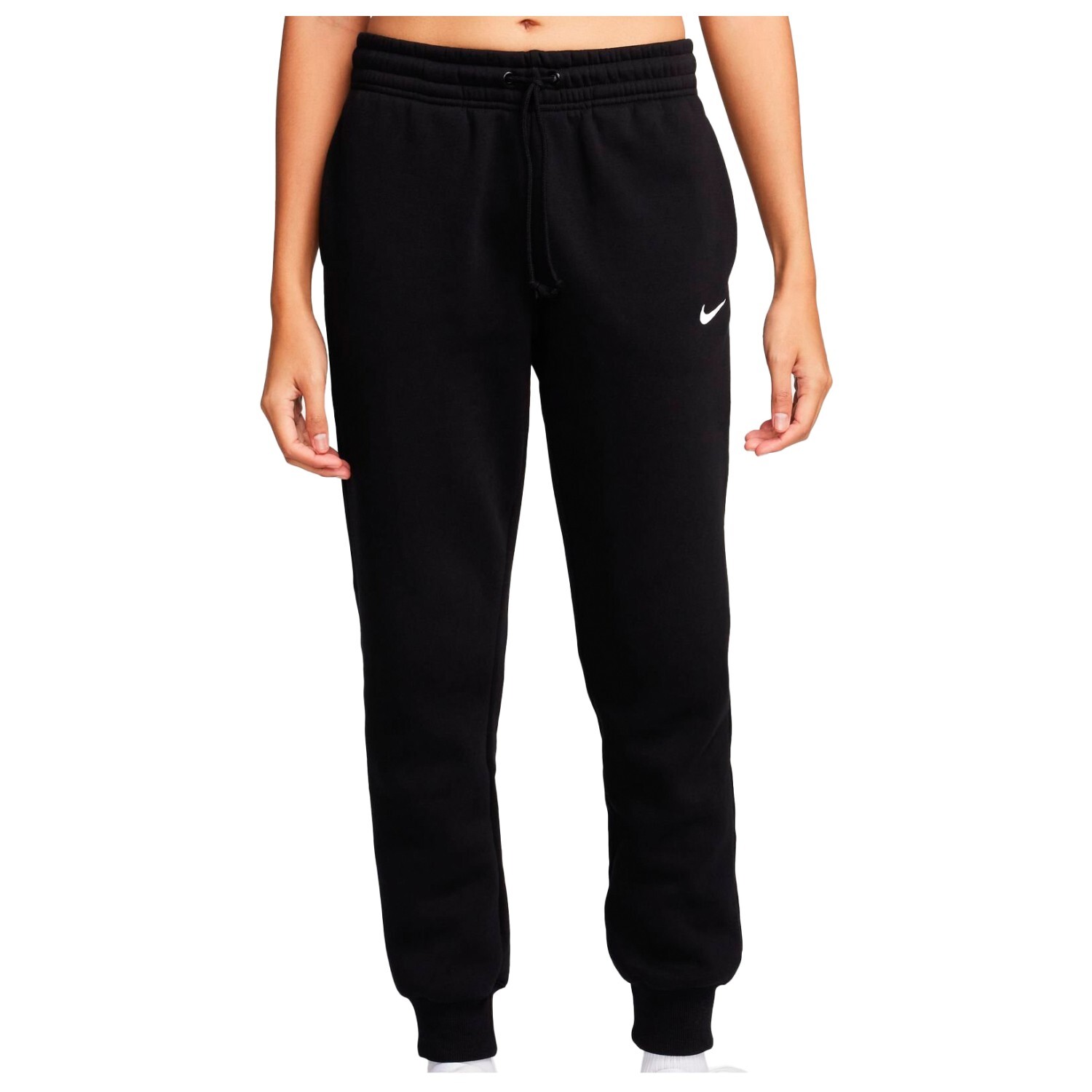 

Тренировочные брюки Nike Women's Phoenix Fleece Mid Rise Pant, цвет Black/Sail