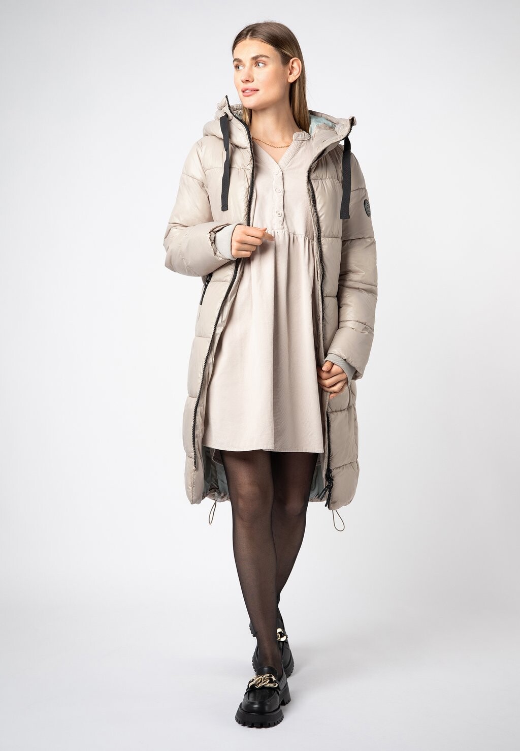 

Зимнее пальто MIT GROSSER KAPUZE Sublevel, цвет beige