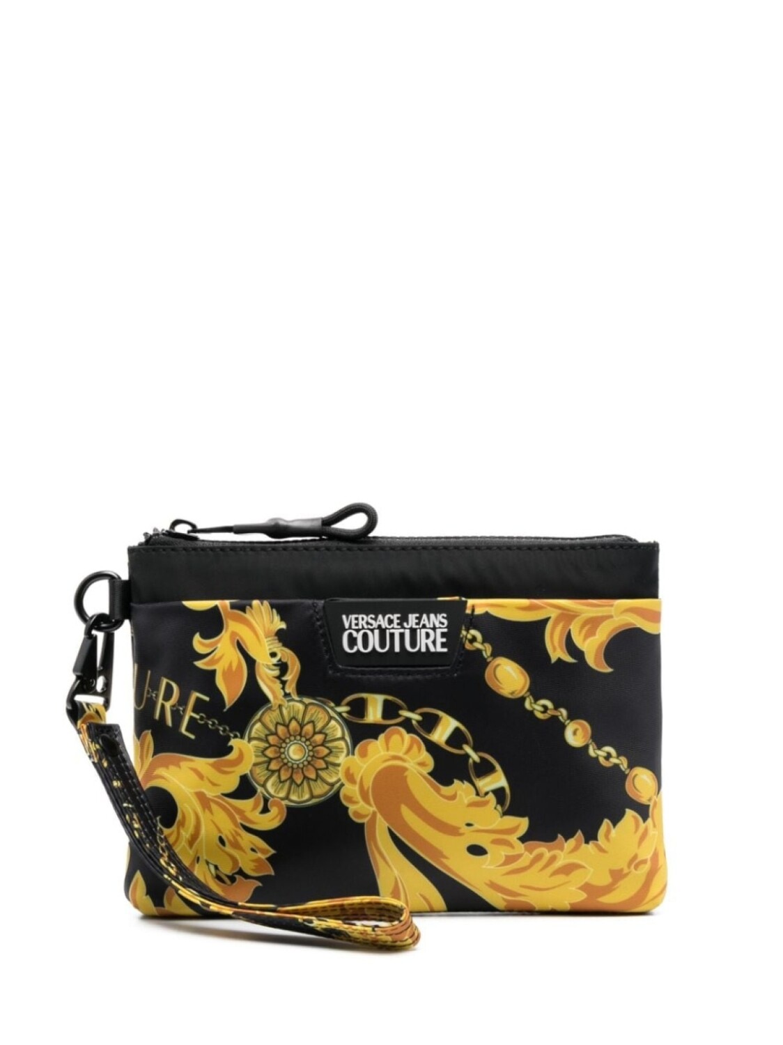 

Versace Jeans Couture клатч на молнии с принтом, черный