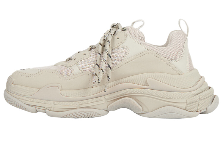 

Balenciaga Кроссовки Triple S Vintage Clunky Туфли Бежево-Белые