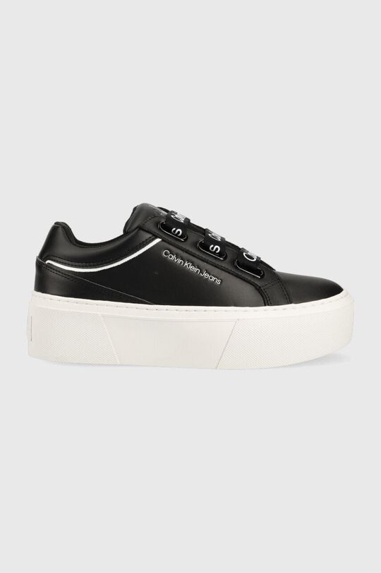 

Кроссовки YW0YW00868 FLATFORM+ LOW BRANDED LACES Calvin Klein Jeans, черный