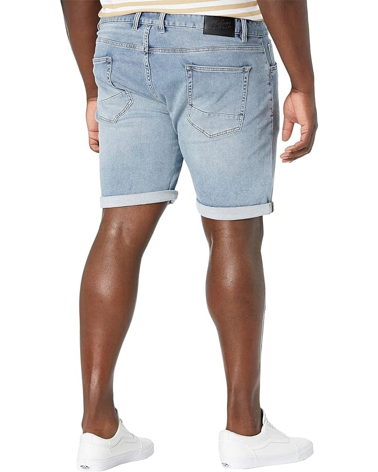 

Шорты Johnny Bigg Big & Tall Ray Knit Denim Shorts, синий