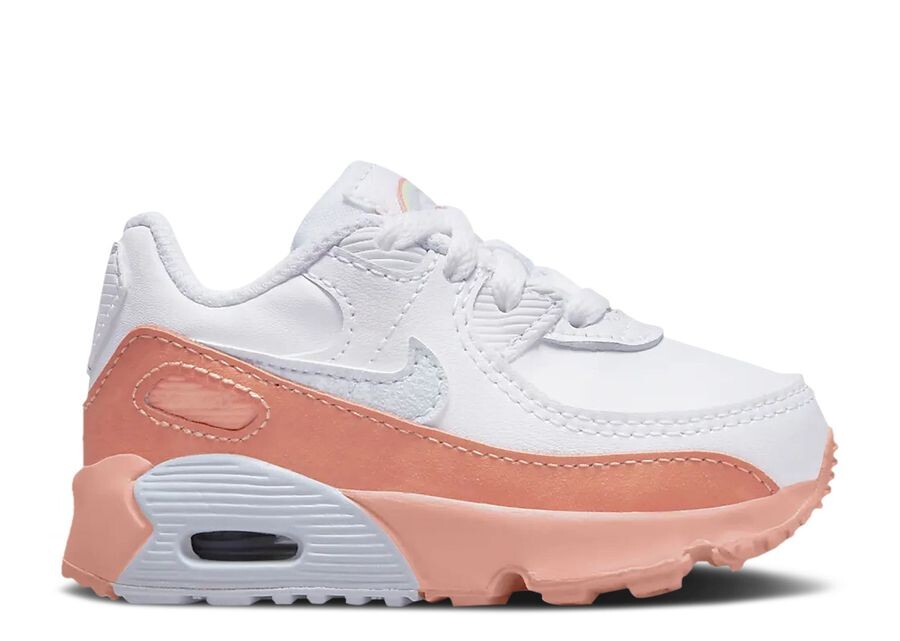 

Кроссовки Nike Air Max 90 Leather SE TD, цвет White Light Madder Root