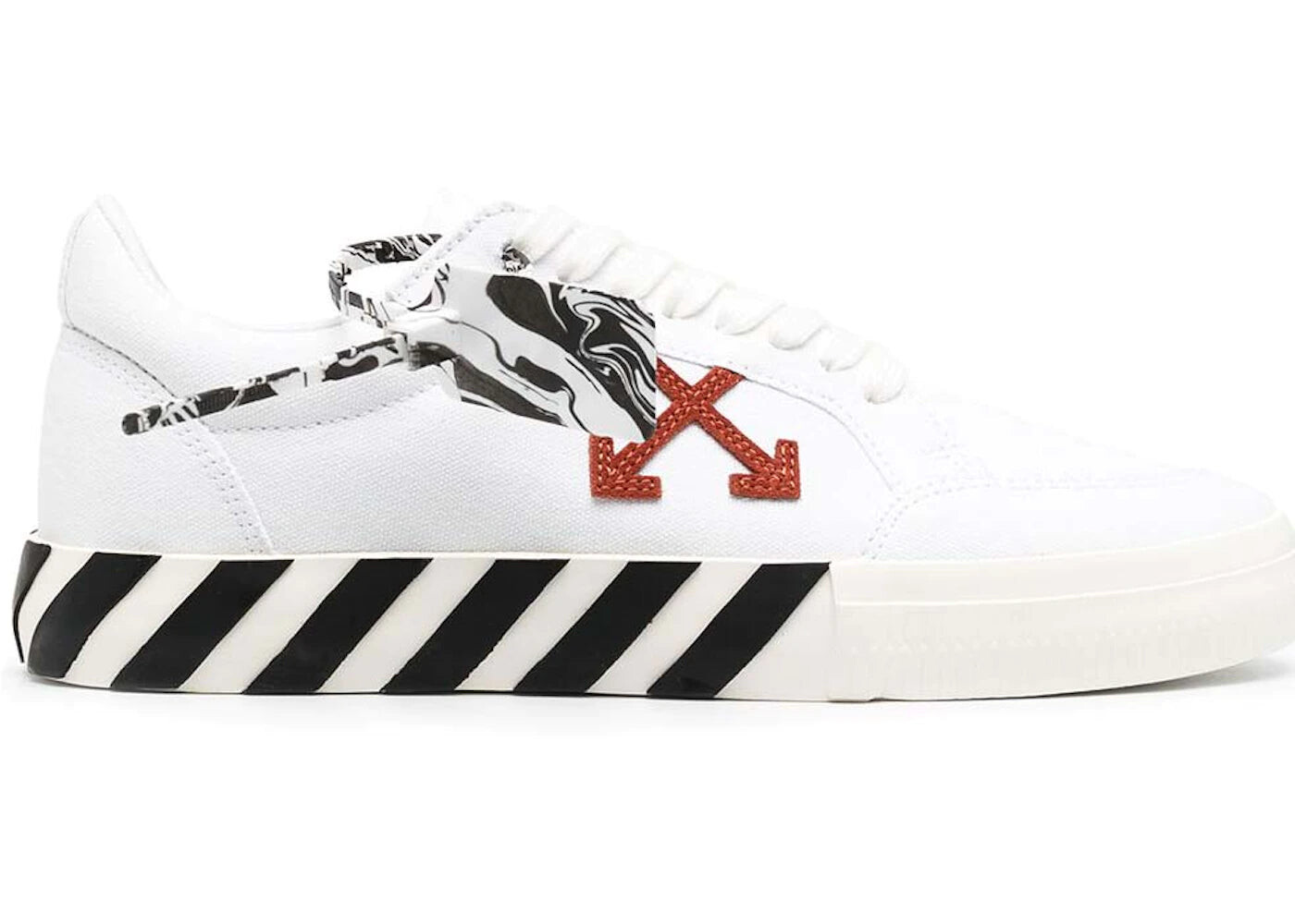 

Кроссовки мужские Off-White Vulc Low-Top, белый / красный