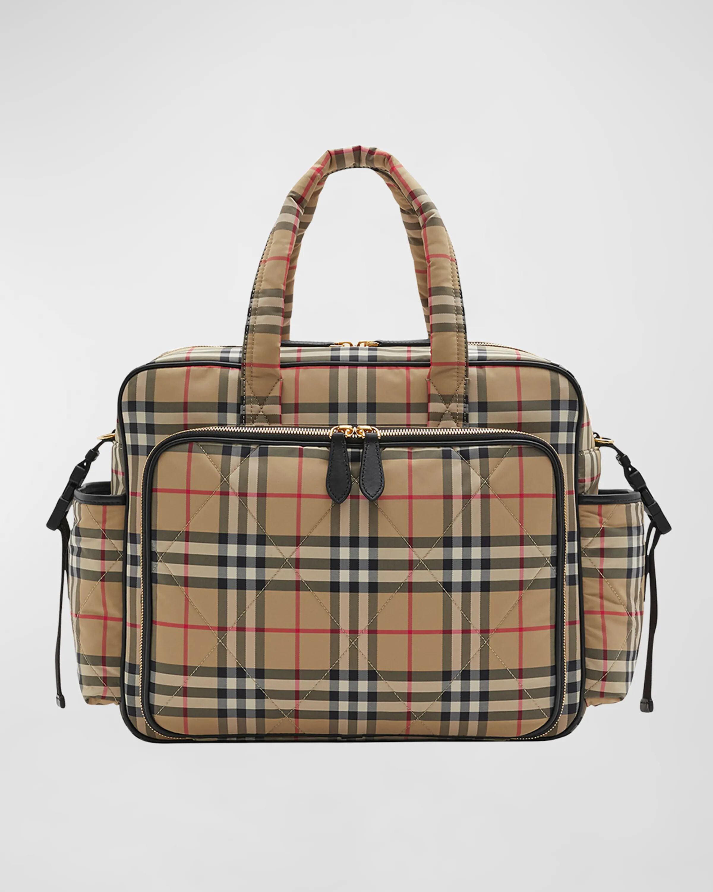 

Сумка для подгузников в клетку с пеленальным ковриком Burberry, цвет Archive Beige Check