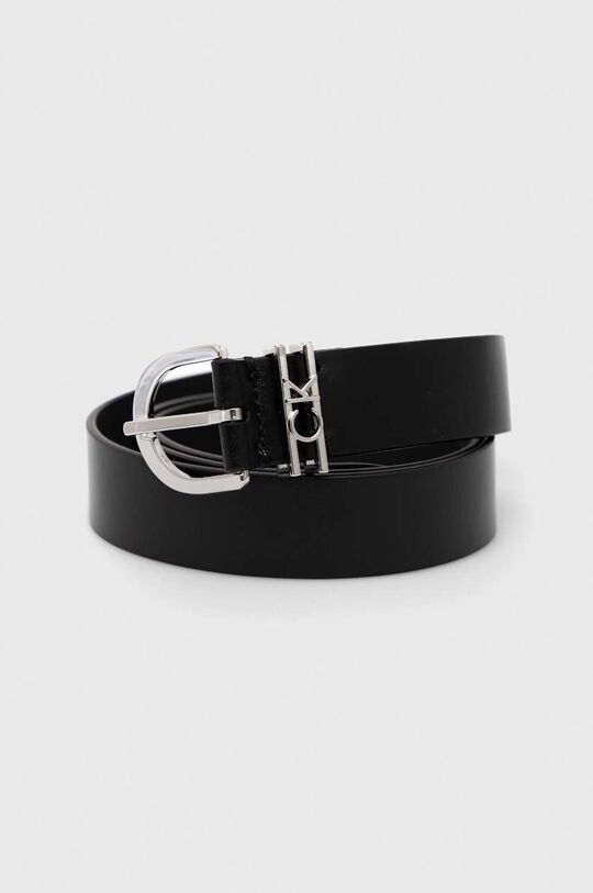 

Кожаный ремень Calvin Klein, черный