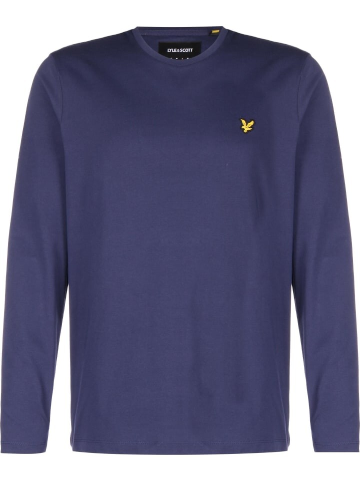 

Лонгслив Lyle & Scott, темно-синий