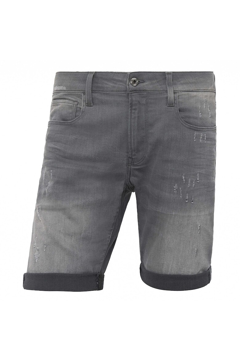 

Джинсовые шорты-бермуды на теле G-Star Raw, серый