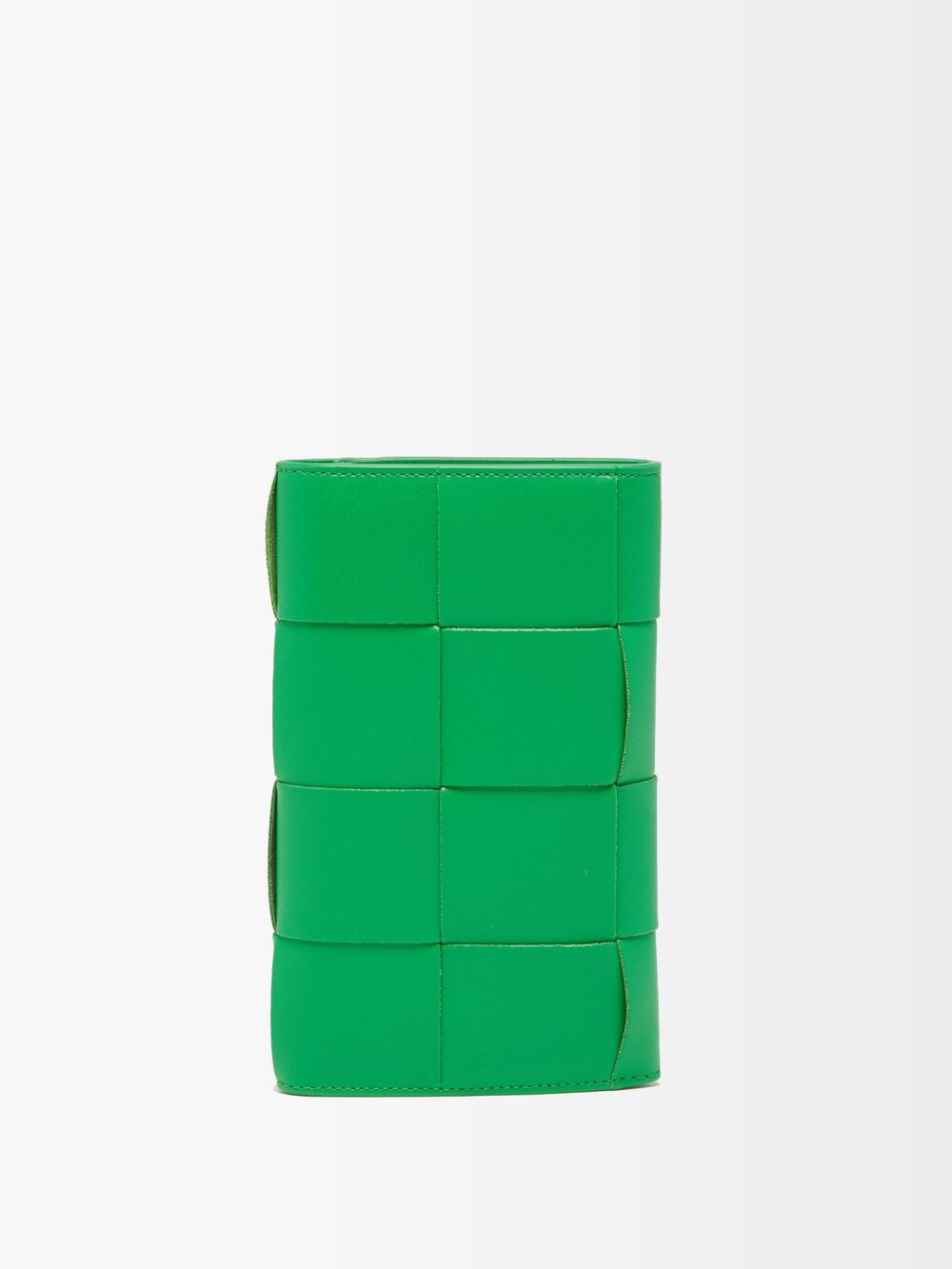 

Кошелек continental из кожи intrecciato Bottega Veneta, зеленый