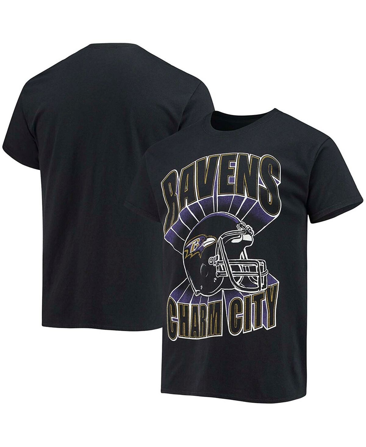 

Мужская черная футболка Baltimore Ravens Local Junk Food, Черный