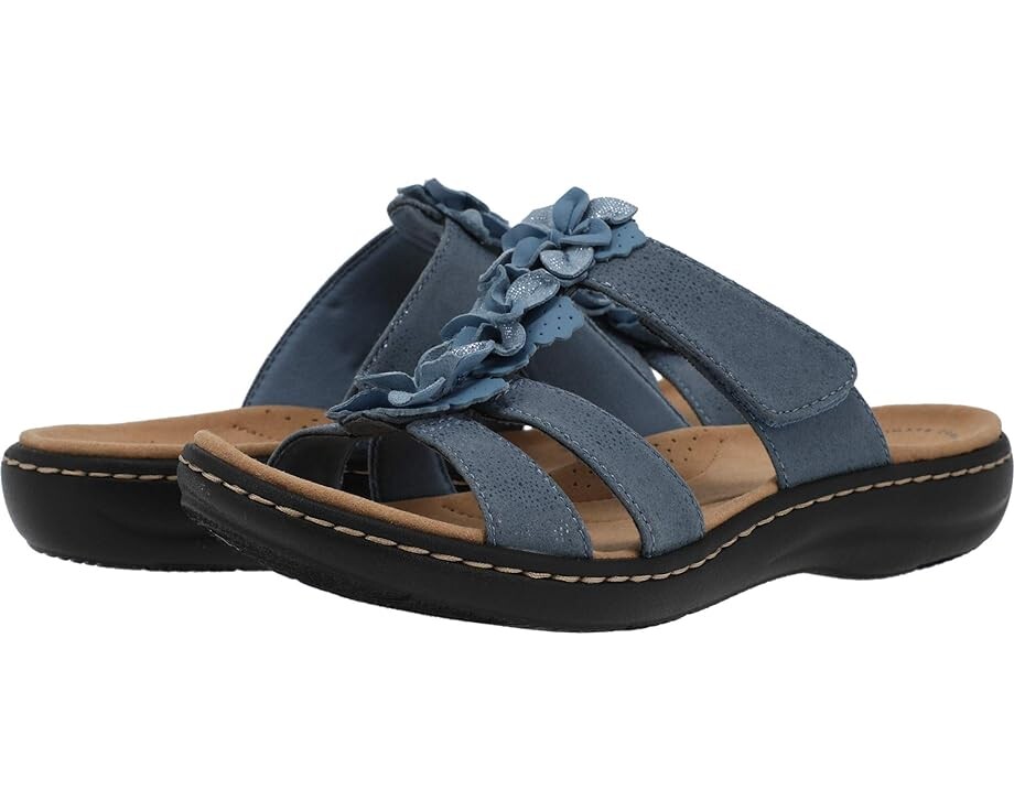

Сандалии Clarks Laurieann Judi, цвет Blue Synthetic/Leather