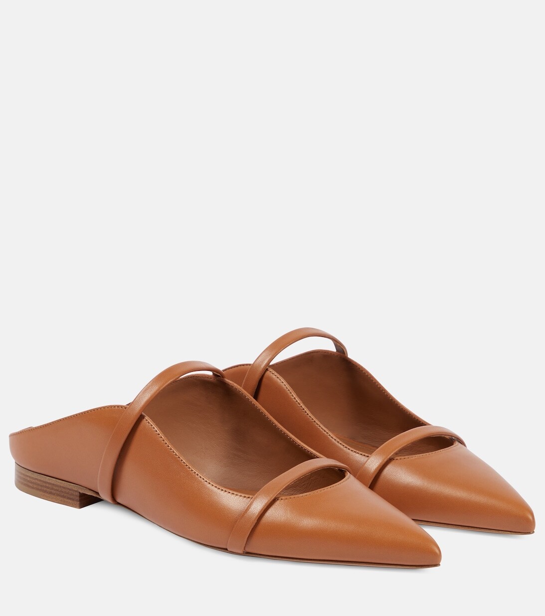 

Кожаные балетки Maureen Malone Souliers, коричневый