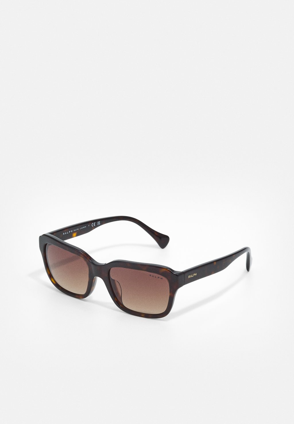 Солнцезащитные очки Ralph Lauren, темно-коричневый солнцезащитные очки ralph lauren квадратные коричневый