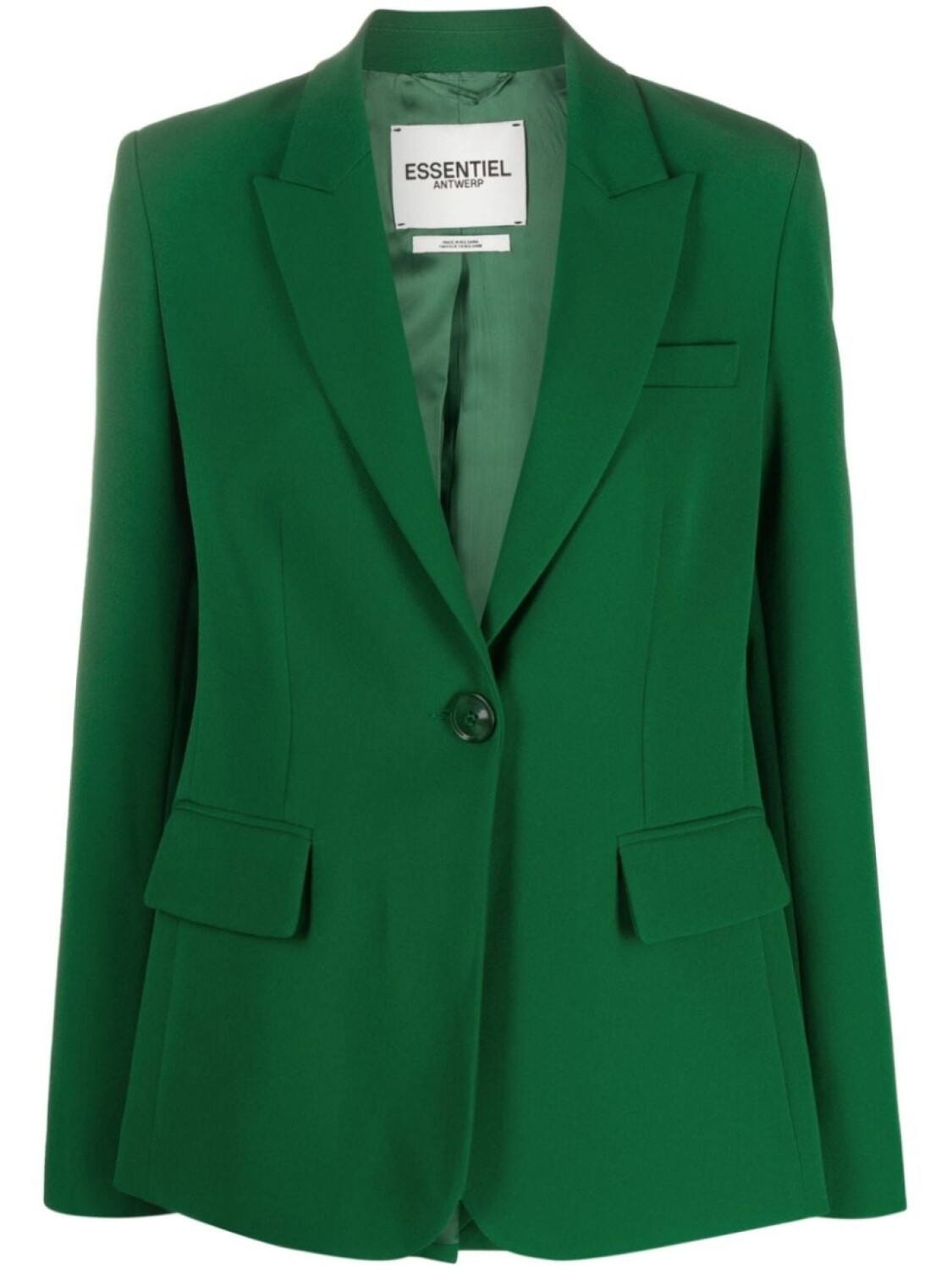 

Essentiel Antwerp однобортный блейзер, зеленый