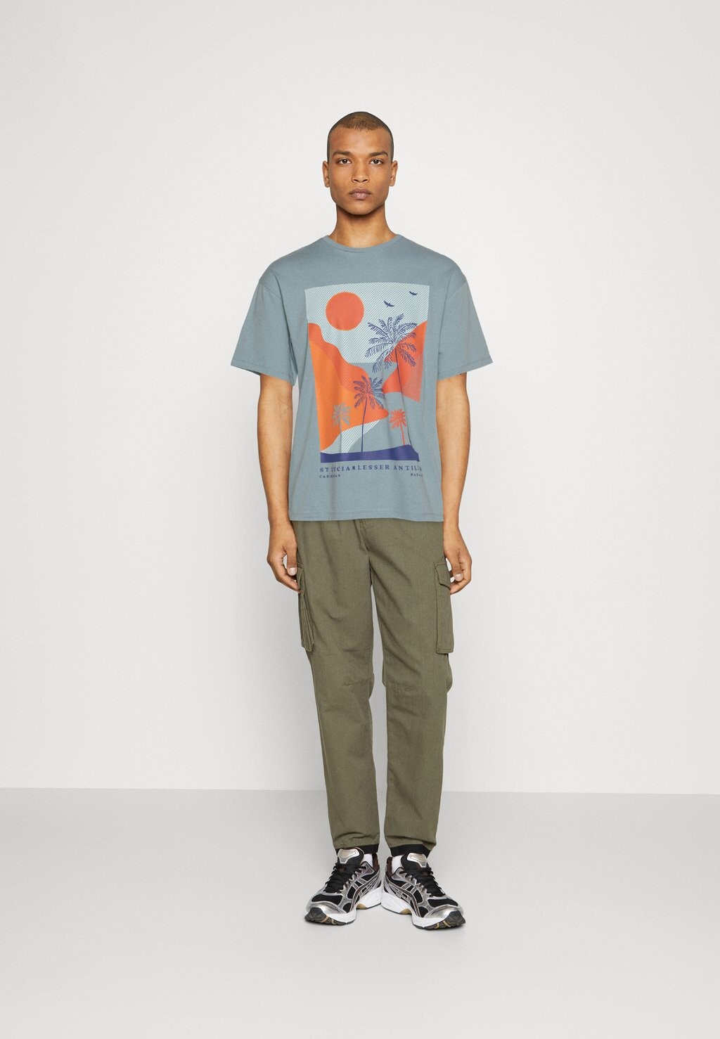 

Футболка с принтом ФУТБОЛКА JORLANDSCAPE CREW NECK UNISEX Jack & Jones, arona