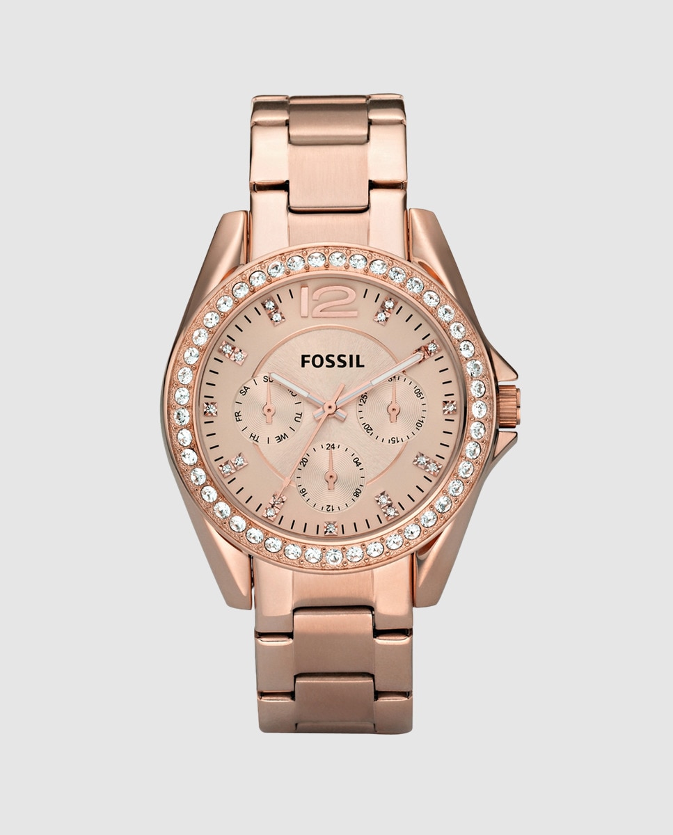 Женские часы Fossil ES2811 Riley Fossil, розовый