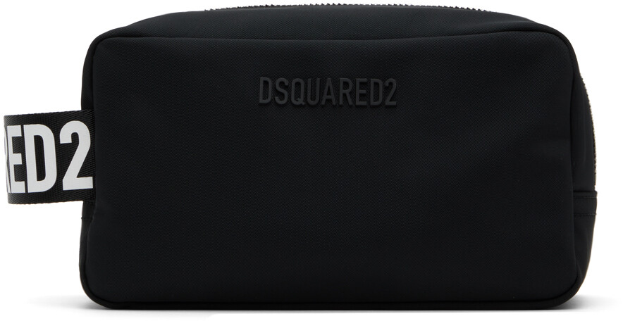 

Черная косметичка Made With Love Dsquared2