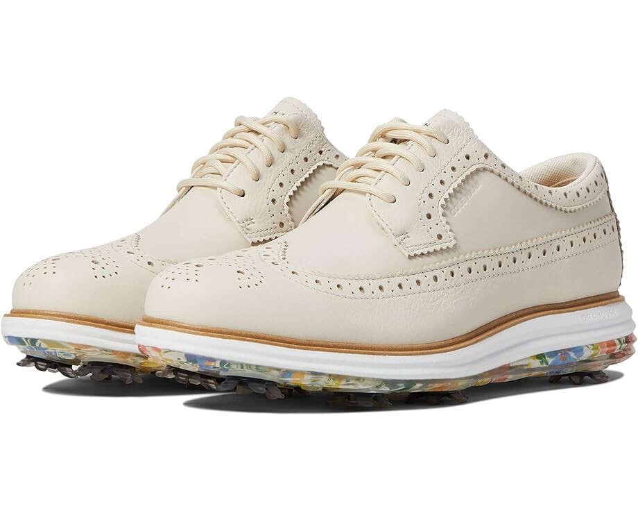

Кроссовки Cole Haan Originalgrand Tour Golf Waterproof, цвет Birch/Oyster Mushroom/Floral